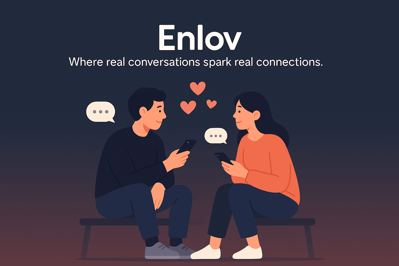 Enlov – couple chatting